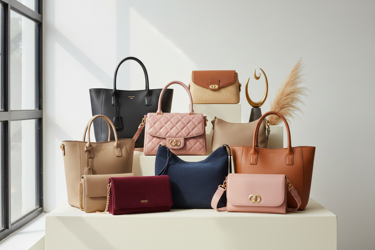 Image that shows ladies handbags veraity 